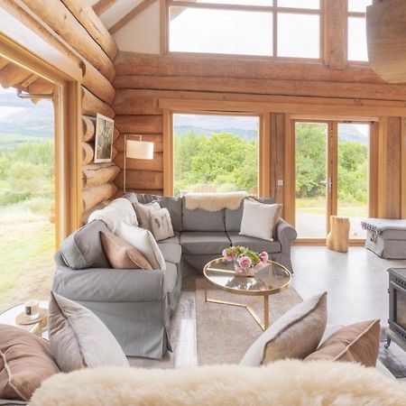 Wild Nurture Eco Luxury Offgrid Log Cabin Fort William Exterior photo