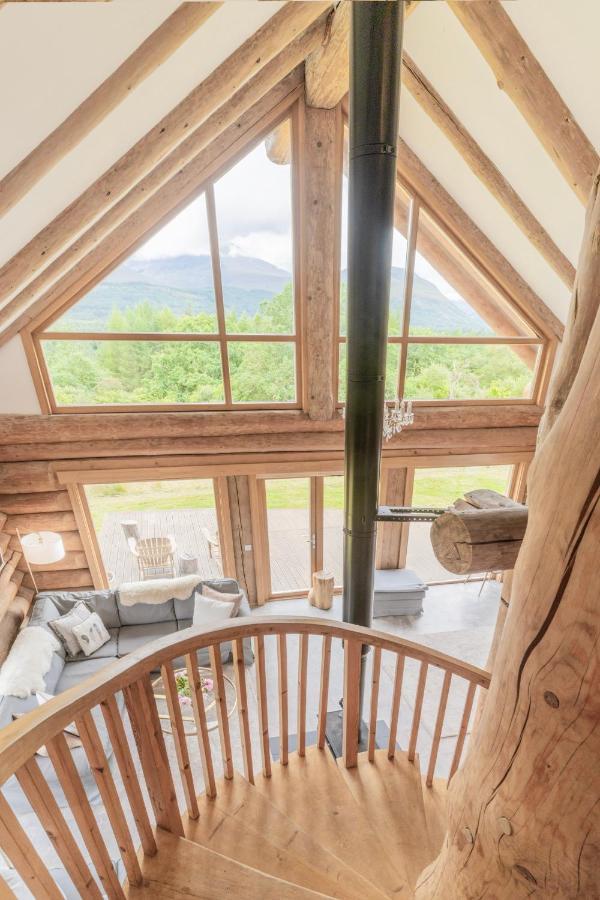 Wild Nurture Eco Luxury Offgrid Log Cabin Fort William Exterior photo