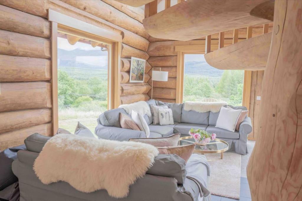 Wild Nurture Eco Luxury Offgrid Log Cabin Fort William Exterior photo